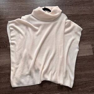 Ann Taylor Soft Cream Cowl Neck Sweater